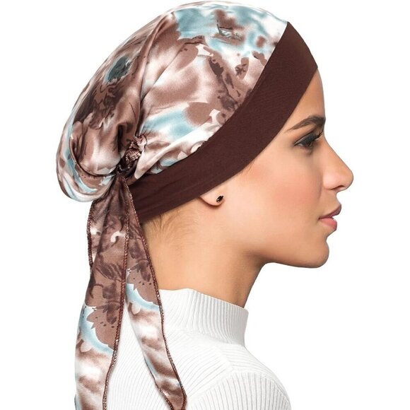 Chemo Caps Headwear for Women ink Color Head Scarf Turbans for Summer main image 5